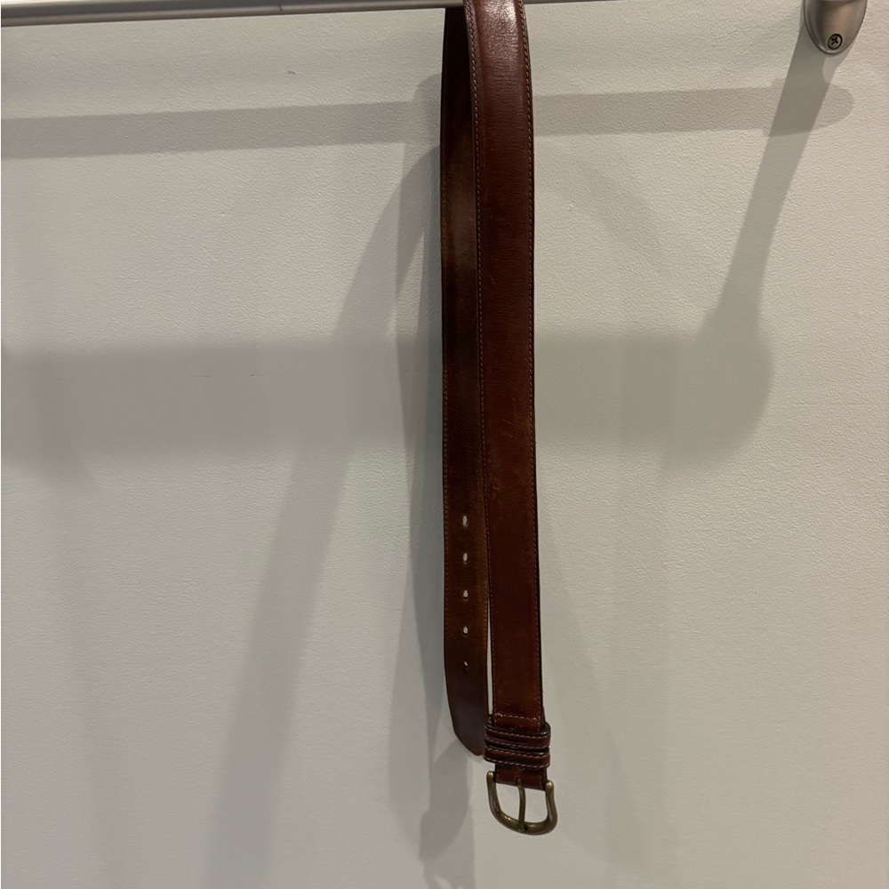 Men's Brown Leather Belt